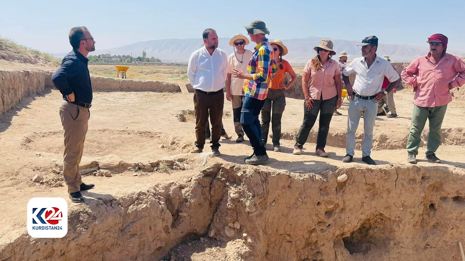 کارکردن لە ناوچە شوێنەوارییەکانی شێخان بەردەوامە